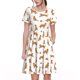 thumbnail image 1 of Balery Labrador Retriever Dog Vestidos sueltos de manga corta para mujer, vestidos de verano 2025, vestidos casuales de corte A con vuelo., 1 of 6