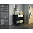 thumbnail image 3 of Ancerre Designs Hayley 36" Farmhouse Wood Bathroom Vanity Set in Black Onyx, 3 of 18