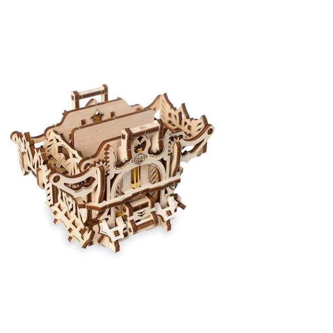 UGEARS Combination Lock 3D Puzzle Wooden Brain Teaser Building Kit Office Decor 
