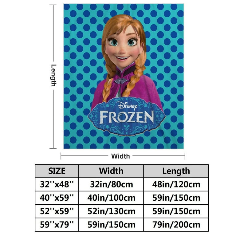 Frozen Elsa Throw Blanket Textured Solid Soft Sofa Couch Decorative Blanket 52x59 inch Navy 372 52x5441 C
