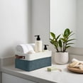 thumbnail image 4 of DECOMOMO Storage Baskets for Shelves Durable Small Storage Bins (Slate Grey and White, 6 Pack), 4 of 5