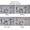 thumbnail image 3 of Gafas anti luz azul para hombre, gafas de miopía cuadradas retro de cara grande, gafas anti luz azul para presbicia, 3 of 6