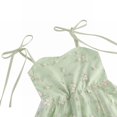 thumbnail image 5 of XXWXYD Children Suspender Dress Mesh Embroidery Bow Skirt Pinafore Jumper Fashion Cute Par𝗍y School Outfit Girls Toddler Kid Casual Play, 5 of 8