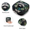 thumbnail image 3 of Raccoon Sanitary Napkin Bag Pouch with Zipper, Period Purse Large Pouch with Zipper for Women, Velvet, Sponge, Oxford Cloth Material, 3 of 6