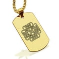 thumbnail image 1 of Stainless Steel Celtic Love Knot Dog Tag Pendant Necklace, 1 of 3