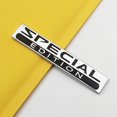 thumbnail image 2 of 2Pcs Chrome Metal Car Special Edition Logo Rear Trunk Sport Emblem Racing SUV Coupe Sticker 3D Decal (Silver&Black), 2 of 6