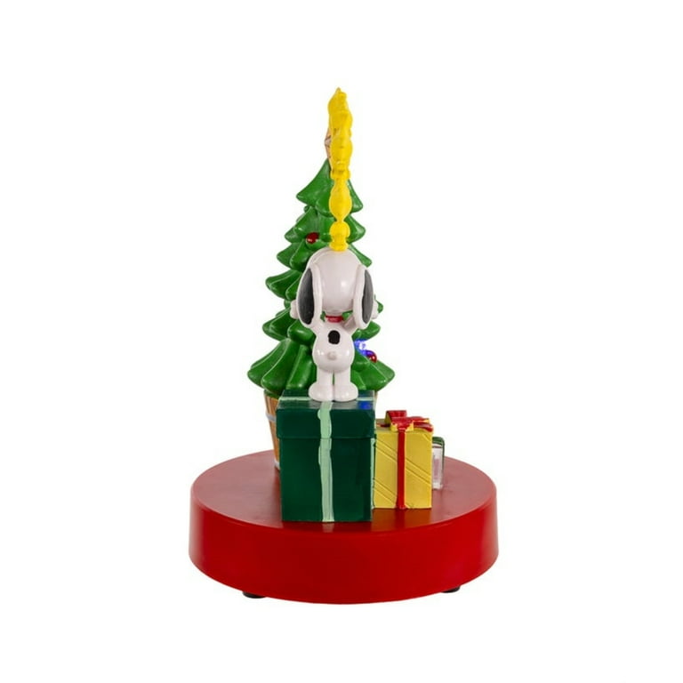 Kurt S. Adler Christmas Snoopy and Woodstock Musical Tabletop Tree Kurt S. Adler Christmas Snoopy and Woodstock Musical Tabletop Tree