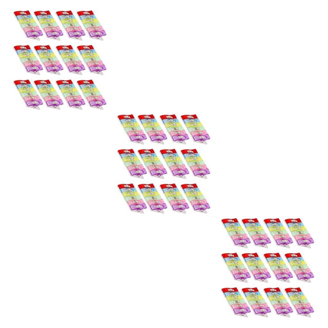 Naiovety Clips de perchas multiusos de plástico de 60 uds., abrazaderas de costura coloridas, Clips de encuadernación de edredón artesanal 60PCS 3piezas Naiovety CBP254753