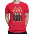 thumbnail image 2 of Officially Licensed Coca-Cola Retro Ice Cold Bottles Sign Logo Men's T-shirt, 2 of 3