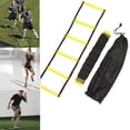 thumbnail image 4 of Escalera de agilidad con correas de nailon, escaleras de entrenamiento de velocidad de fútbol (6 m, 12 peldaños) Ndcxsfigh Para Estrenar, 4 of 9