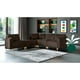 thumbnail image 1 of Sala Modular Makora Morelli Memory Foam Chocolate Chenille De 5 Módulos, 1 of 10