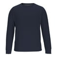 thumbnail image 3 of ZUKMRJPC Men's Crewneck Sweater Solid Color Soft Casual Pullover Sweaters Lightweight Classic Slim Fit Basic Knitted Tops, 3 of 6
