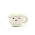 thumbnail image 2 of Taza de café con forma de capuchino de peluche RECUR de peluche, 20 cm, 2 of 7