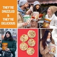 thumbnail image 5 of Drizzilicious Mini Rice Cakes, Gingerbread Christmas Candy Rice Cake Gluten Free Snacks, Rice Crisps 2-Pack, 5 of 6