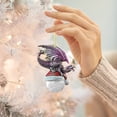 thumbnail image 2 of Limited Edition Holiday Dragon Ornaments Holiday Decorations Christmas Outdoor Decorations Wooden Christmas Ornaments, 2 of 6