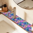 thumbnail image 2 of Yayeee Faucet Mat for Kitchen Sink 14.7" Diatomite Long Splash Guard Pad, Colorful Starfish, 2 Pack, 2 of 7