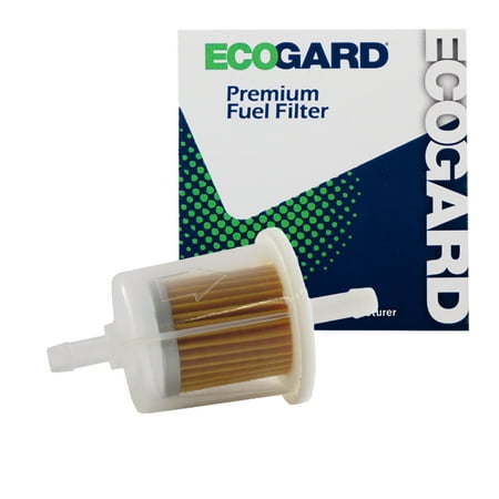 ECOGARD XF20011B Small Engine Fuel Filter ? 1/4? or 5/16? Line - Fits Lawn Mowers | Tractors | Generators | ATVs and