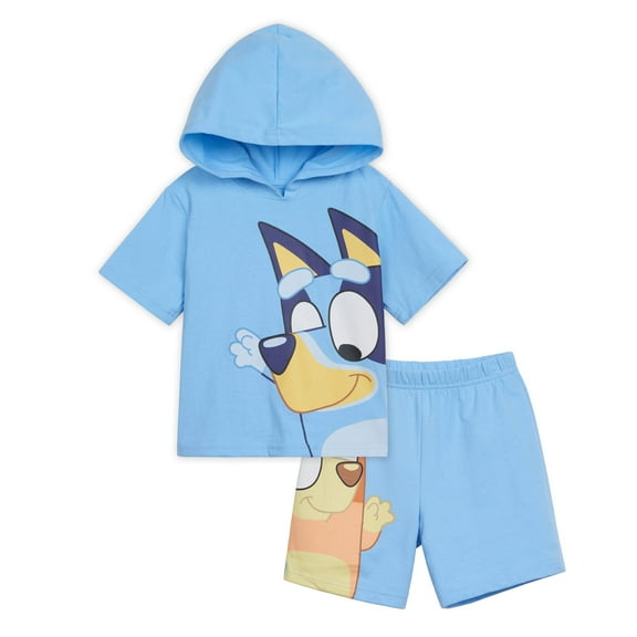 Bluey Bingo Pullover Hoodie and French Terry Shorts Toddler to Big Kid