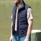 thumbnail image 1 of Ceisia Men's Relaxed Fit Multi-Pocket Utility Vest - Stand-Up Collar Zip Front Dark Blue M Gifts, 1 of 7