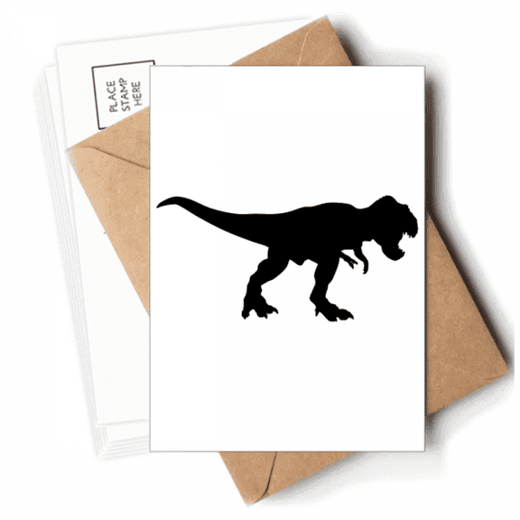 dinosaur black bs die out Postcards Envelopes Blank Note Cards Mailing