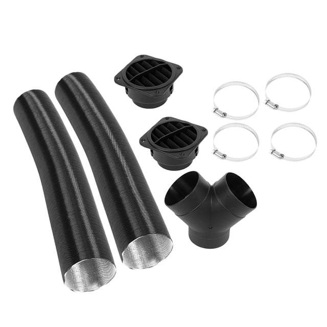 Kit De Tubería De Calentador De Coche Papel De Aluminio De 50 Cm De Longitud Resistente Al Calor 75 Mm 102114340000 Duradero Para Cepilladoras Para Hornos De Calefacción ANGGREK Otros Vehículos