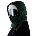 thumbnail image 1 of Visland Skiing Hat Waterproof 3-in-1 Thickened Fleece Lining Outdoor Riding Headgear Adjustable Drawstring Snowproof Thermal Hood, 1 of 8