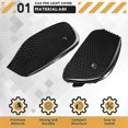 thumbnail image 4 of Chrome Strip Fog Lamp Grill Cover for Front Bumper - Compatible with E Class W213 20 Models, 4 of 5