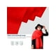 thumbnail image 4 of Bufanda Bluelander de Invierno para Mujer, Rojo, 4 of 5