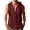 [2 Pockets] Wine, variant on Chiccall Mens Linen Sleeveless Hoodies Button Down Shirt Summer Casual Hawaiian Beach Lightweight Fashion Hoodie with Pockets