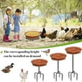 thumbnail image 5 of PRETXORVE Bird Feeder, Metal Iron Hummingbird Feeder Garden Patio Bird Tableware and Birdbath Outdoor Decorative Crafts, 5 of 8