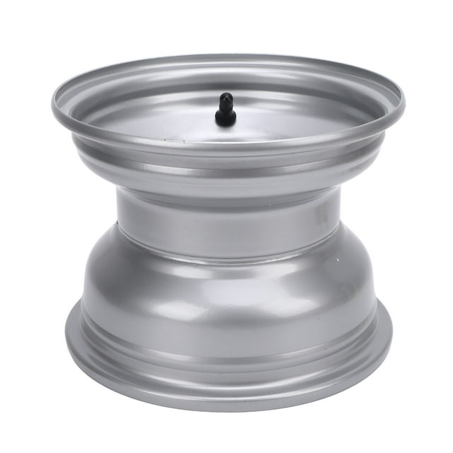 18X9.50-8 ATV Wheel Rim High Strength Aluminum Alloy 8 Inch Wheel Rim Hub for Go Karts Carts Silver