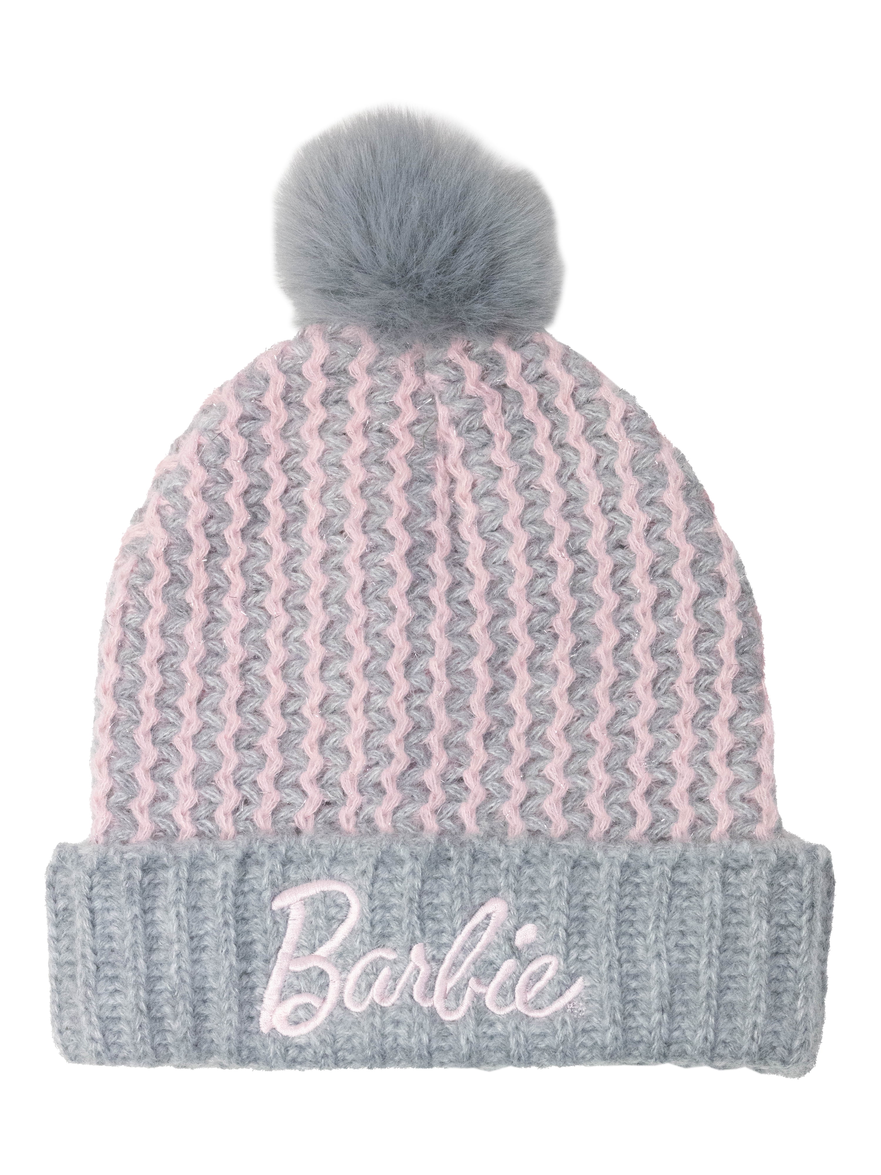 Barbie Beanie Girl's Hat and Glove Set