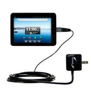 Gomadic Intelligent Compact AC Home Wall Charger suitable for the Nextbook Premium8 Tablet - High output power with a convenient, foldable plug design