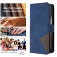 thumbnail image 2 of for Samsung Galaxy Z Fold 3 Wallet Case with Zipper Pocket and Credit Card Slots, Cash Holder, Premium PU Leather Magnetic Clasp Full Body Protection Cover for Samsung Galaxy Z Fold 3, Blue, 2 of 8