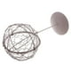 thumbnail image 3 of Maceta rústica de metal con forma de corona de alambre, maceta colgante para suculentas, soporte para plantas de jardín Forma de bola con soporte, 3 of 9