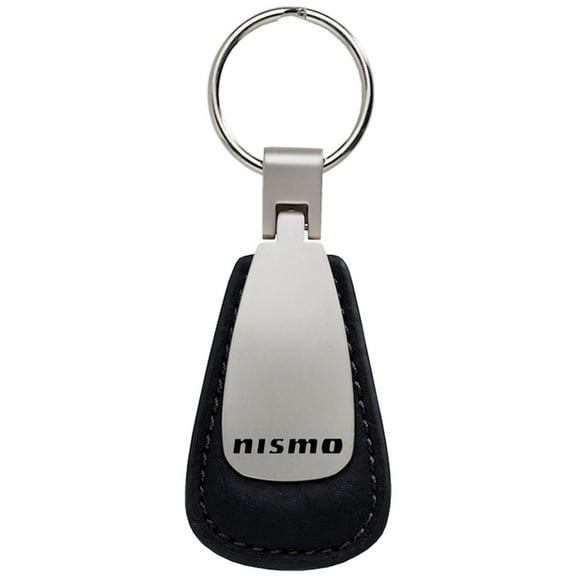 Nissan Nismo Leather Teardrop Key Chain (Black)