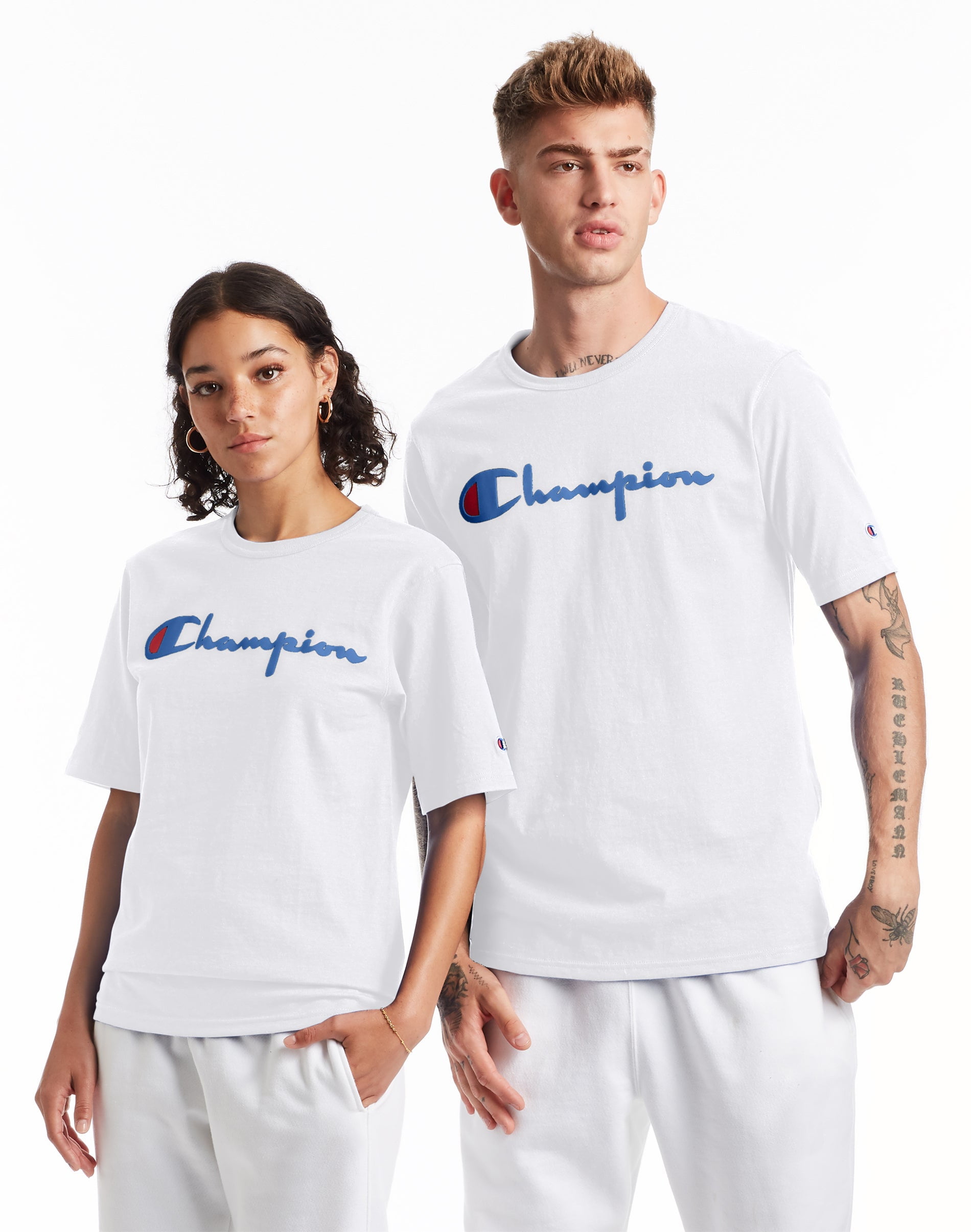 Champion Heritage Tee, Flock 90s Logo 