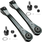 Detroit Axle - Front Upper Control Arms and Lower Ball Joints Replacement for Jeep Grand Cherokee Comanche TJ Wrangler 4WD - 4pc Set Fits select: 2000-2001 JEEP CHEROKEE SPORT