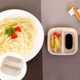 thumbnail image 1 of TIMIFIS Message Center Wheats Straw Seasoning Household Seasoning Dip Small with Compartments Kitchen Gadgets, 1 of 6