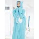 thumbnail image 2 of Cartoon Bear Onesie Pajamas For Adults - Cosplay Costume For Halloween - Soft Fleece Home Clothes, 2 of 3