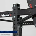 thumbnail image 4 of Titan Fitness T-3 and X-3 Series Rack-Mounted Revolving Pull-Up System 1.25” Pull-Up Bars, 4 of 6