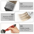 thumbnail image 4 of AEVXKHI 10PCS Wood Paint Brush Set, Flat and Angled Painting Brushes, Flat Paint Brushes, 1.5" Angled Sash Stain Brushes, Assortment for Baseboards, Wall Trim, House Cabinets and Fence Staining, 4 of 11