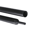 thumbnail image 2 of 2X Negro Tubo de Encogimiento de Envoltura de Tuberia Termorretractil de Cable / Alambre para Manguito Electrico 20mm,1M, 2 of 5
