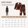 thumbnail image 4 of Lsque Candle Shepherd Dog Pattern Long Sleeve Pajama Set for Women - Soft 2-Piece Sleepwear and Loungewear Set with Pockets, Comfy Nightwear-Small, 4 of 7