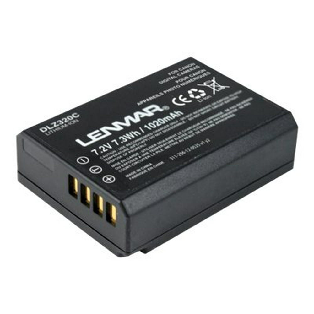 Lenmar DLZ320C Battery LiIon 1020 mAh black for Canon EOS