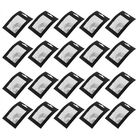 200 Pieces Resealable Food Storage Bags(Black, 2.4 x 4 Inch)