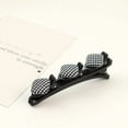 thumbnail image 4 of 10 Pcs New Rsvelte Hair Clips Sparkling Crystal Stone Braided Hair Clips for Women Satin Fabric Hair Bands with Clips Rhinestone Clover Hair Clip Satin Fabric Hair Clips, 4 of 5