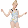 thumbnail image 4 of Cinnamoroll Girls One Piece Swimsuits Hawaiian Summer Swimwear Beach Bathing Suit Outfits, 4 of 7