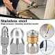 thumbnail image 3 of High-pressure Washer Nozzle Professional Pressure Sewer Drain Cleaning Nozzle, 3 of 5