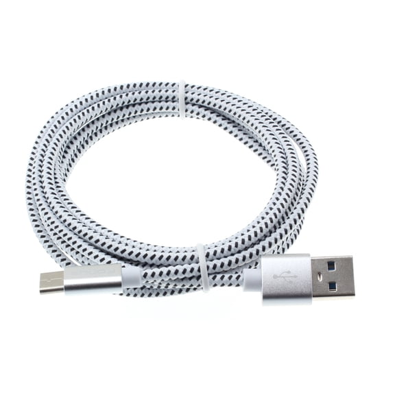 Type-C 6ft USB Cable for Samsung Galaxy S22/Ultra/Plus Phones - Charger Cord Power Wire USB-C Long Braided Compatible With Samsung Galaxy S22/Ultra/Plus
